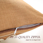 patdrea Designer Vintage Floral Throw Pillow Covers for Couch Set of 4,Brown Yellow Linen Pillowcases with Bird and Rose Pattern Decorative Cushion Cover for Bedroom Living Room Outdoor Car Cafe