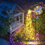 Solar Lights Outdoor Decorative, 39.4'' Metal Solar Watering Can Lights with Dragonfly, Waterproof Garden Stake Lights for Yard Lawn Patio Pathway Landscape, Gardening Gifts for Mom Grandma Women