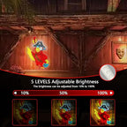 Pirate Parrot Neon Light - Pirate LED Light Wall Decor Ideal for Pirate Party Decorations Gifts for Friends