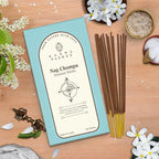 Nag Champa Incense Sticks, Organic Hand Dipped 100 Sticks with Natural Herbs & Aromatic Ingredients, Burn Time 45 to 60 Minutes, Incense for Positivity, Yoga, Meditation, Relaxation, Spiritual Gift