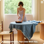 Bedsure 100% Cotton Throw Blanket for Couch - Chenille Woven Textured Blanket Gifts for Women, Cozy and Soft for All Seasons, Home Decor Boho Throw for Bed, Sofa, Tapestry, 50x60 Inches