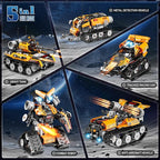 STEM Building Toys for Kids 6-12, 5in1 Remote & APP Controlled STEM Robot Car Tank Building Kit, 600 Pcs DIY Educational Building Blocks Set for Kids Science Learning, Boys Girls Birthday Gifts Ideas