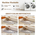 MYSKY HOME Couch Covers for 3-4 Cushion Sofa Pet Friendly, Couch Cover for Dogs, Sofa Covers for Pets Washable, Soft Non-Slip Sofa Slipcovers Furniture Protector Covers, Light Grey, 27.6" x 82.7"