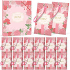 SCENTORINI Scented Sachets for Drawers and Closets, Rose Scent 14 Pack, Long-Lasting Sachets Bags Wardrobe Freshener, for Drawers, Closets, Cars