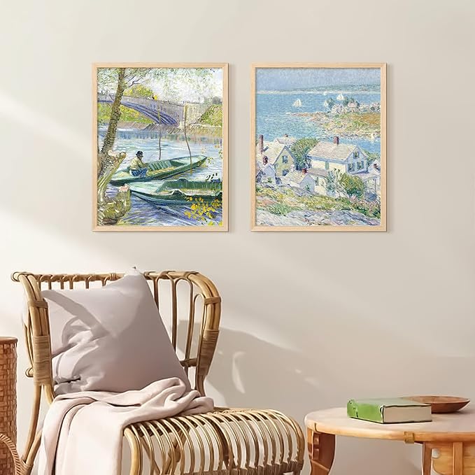 upsimples 16x20 Frames, Natural Solid Wooden Picture Frames, Display 11x14 with Mat or 16 x 20 Without, Vertical or Horizontal Wall Hanging, 1 Pack, Natural