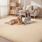 Sour Lemon 8x10 Area Rugs for Living Room, Soft Large Area Rug Fluffy Rugs for Bedroom，Machine Washable Area Rug Non Slip Carpet Rug for Living Room Playroom Kids Room Home Decor