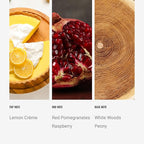 Hotel Collection - Sweetest Taboo - Reed Diffuser Set - Luxury Aromatherapy - Lemon Creme, Pomegranate & Raspberry, White Woods & Floral Peony - Essential Oil Diffusers - Shelf Decor - 100mL/3.5 FL oz