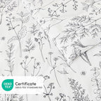 Love's cabin White Full Size Comforter Set - Comforter Set Full, 3 Pieces Cute Floral Bedding Sets for All Seasons,1 Soft Reversible Botanical Flowers Comforter and 2 Pillow Shams