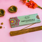Raajsee Patchouli Incense Sticks 100 gm Pack-100% Pure Organic Natural Hand Rolled Free from Chemicals-Perfect for Church,Aromatherapy,Relaxation,Meditation,Positivity & Sensual Therapy