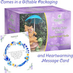 Malister Solar Garden Statue Outdoor Decor - Squirrel Siting on Turtle Statue with String Lights Umbrella for Patio, Garden Decor Garden Art Outdoor Lawn Decor Yard Art, Housewarming Garden Gifts