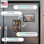 Magtech Magnetic Photo Pocket Picture Frame, Color Pops, Holds 4x6 Inch Photos, 10 Pack Assorted Colors, Made in the USA (94610)