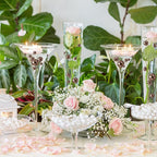 100PCS Brown Faux Pearls Beads for Centerpiece Vases, Vase Filler Faux Pearls, No Holes Filler Beads for Party Anniversary Birthday Wedding Table Decor, 14/20/30mm