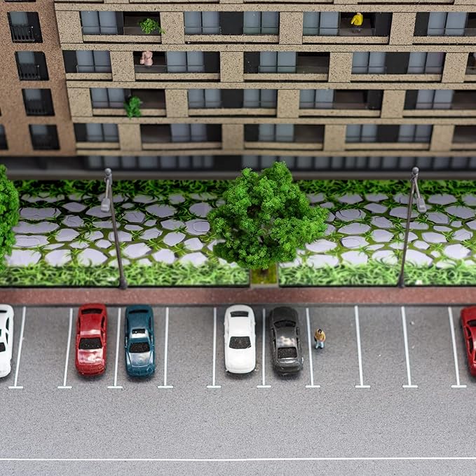 Jetec 2 Pcs Christmas Village Accessories Christmas Brick Snow Road Village Street Mat Decorations Snow Brick Mat for Home Garden Landscape, 4.7 x 47.2 Inch (Classic Style)