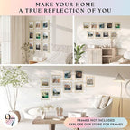 97 Decor Vintage Travel Wall Decor - Around World Travel Wall Art, Trendy City Wall Art Prints, Retro New York Europe Aesthetic Destination Pictures (8x10 Unframed)