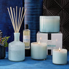 LAFCO New York Classic Candle, Marine - 6.5 oz - 50-Hour Burn Time - Reusable, Hand Blown Glass Vessel - Made in The USA