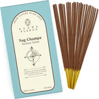 Nag Champa Incense Sticks, Organic Hand Dipped 100 Sticks with Natural Herbs & Aromatic Ingredients, Burn Time 45 to 60 Minutes, Incense for Positivity, Yoga, Meditation, Relaxation, Spiritual Gift