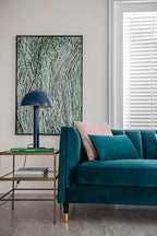 12x20 Throw Pillow Cases Teal: 2 Pack Cozy Soft Polyester Rectangular Decorative Pillow Covers for Farmhouse Home Decor