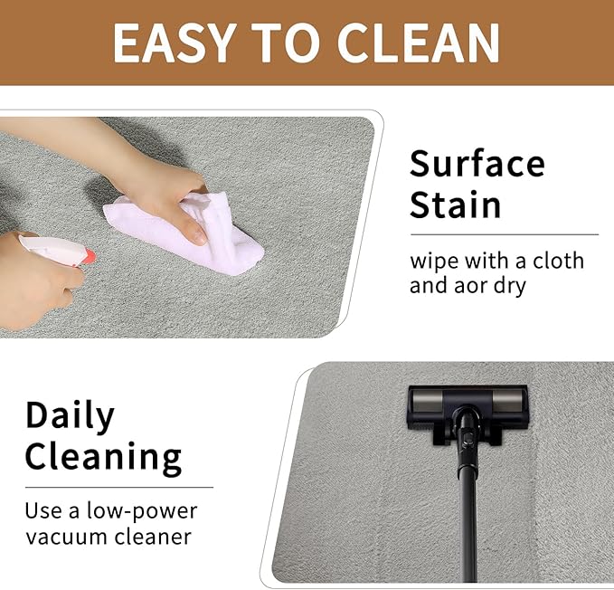 Sour Lemon 8x10 Area Rugs for Living Room, Soft Large Area Rug Fluffy Rugs for Bedroom，Machine Washable Area Rug Non Slip Carpet Rug for Living Room Playroom Kids Room Home Decor