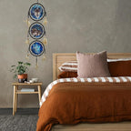 Remorelt Wolf Dream Catchers，3-Layer Circle Wall Hanging with Different Wolf Art for Wolf Lover Room Decor,Ideal Bedroom Wolf Home Decor,Dream Catcher for Boy Kids(DC01 6Inch Wolves)