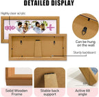 Gifts for Him/Her - Personalized Photo Frame with Love Design, Wall Mount or Tabletop Display, Romantic Gifts for Boyfriend Girlfriend Anniversary Birthday Valentine's