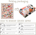 Living Room Rug 5x7 Rug Machine Washable Boho Area Rug Non Slip Floral Vintage Low Pile Large Rugs for Living Room, Bedroom, Farmhouse, Dining Room, Kids Playroom(Beige)