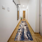 Keen Home Design Area Rugs - 2x20 Non-Shedding, Abstract Rugs for Kitchen, Living Room, Bedroom, Dining Room, Entryway - Size: 2'8" x 20', Multi