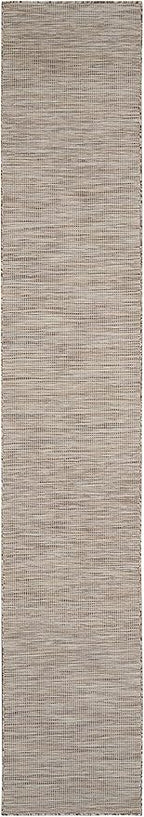 Nourison Positano Indoor/Outdoor Beige 2'2" x 10' Area Rug, Easy Cleaning, Non Shedding, Bed Room, Living Room, Dining Room, Backyard, Deck, Patio (2x10)