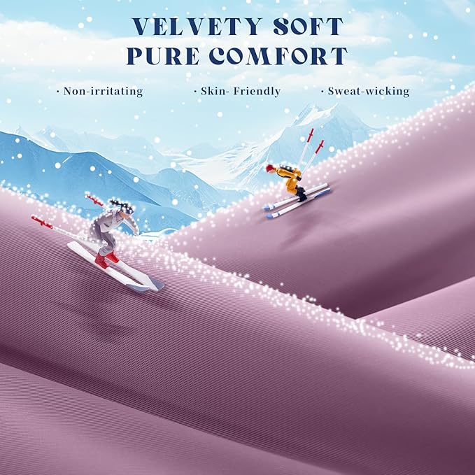 Cooling Comforter Queen Size, Double-Sided Cooling Blanket for Hot Sleepers & Night Sweats, Arc-Chill Q-Max > 0.4 Breathable Ice Blanket, Lightweight Cold Comforter (80''x90'', Muted Pink)