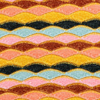 Soft Chenille Yarn Throw 36"x48", Handmade Knit Throw Blanket, for use in All Seasons, Soft Cozy Warm Knitted Blanket for Bed Sofa, Couch Chair, Living Room(1.15Ib)