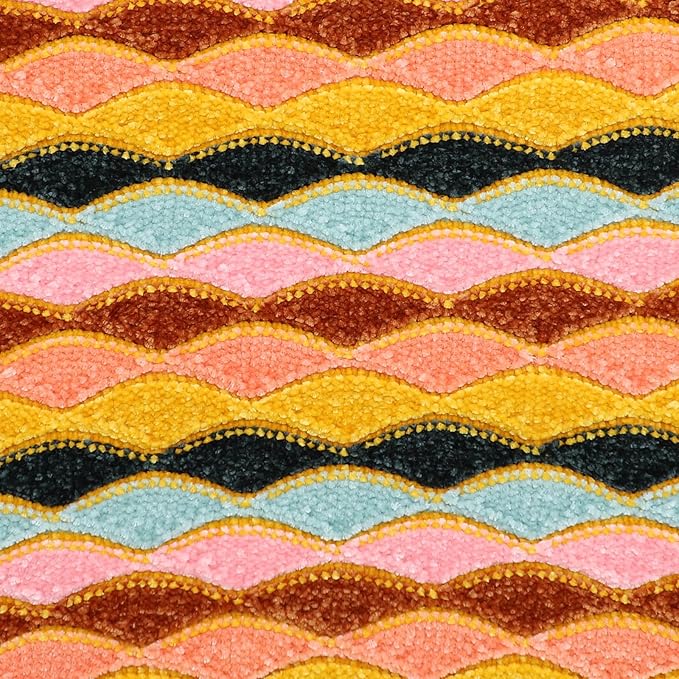 Soft Chenille Yarn Throw 36"x48", Handmade Knit Throw Blanket, for use in All Seasons, Soft Cozy Warm Knitted Blanket for Bed Sofa, Couch Chair, Living Room(1.15Ib)