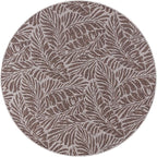 Keen Home Design Terrace Outdoor Round Rug - 5ft Round Washable Indoor/Outdoor Rug for Patio, Kitchen, Balcony, Beach, Garden, Deck and Porch, Size: 5'3" Round