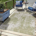 Keen Home Design Terrace Outdoor Area Rug - 8x10 Washable Indoor/Outdoor Rug for Patio, Kitchen, Balcony, Beach, Garden, Deck and Porch, Size: 7'7"x10'