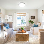 SunRider 4-Pack 9 Inch LED Flush Mount Ceiling Light, 2300LM, 5000K Daylight White, 20W Dimmable Modern Slim Round Flat Ceiling Lights for Hallway