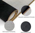 Mingnei Hi Bye Cat Welcome Doormat - Door Mat for Home Kitchen Entrance, Funny Black Cat Lover Floor Mat for Indoor/Outdoor Entryway Rug, 30x17 (Brown)