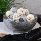 ANDALUCA Decorative Balls Bag Bowl Filler Home Decor (Silver)