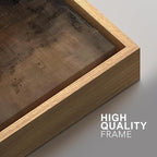 SIGNFORD Framed Canvas Print Wall Art Set Abstract Earthy Tones Modern Minimalist Abstract Shapes Illustration Modern Art Decorative Nordic Nature for Living Room, Bedroom, Office - 16"x24"x2 Natural