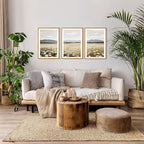 HPNIUB Flowers Wall Art Canvas White Daisy Floral Painting, Rustic Field Landscape Picture, Modern Framed Artwork for Living Room Bedroom Bathroom Dinning Room Office Home Decor Gifts-16 x24 x3