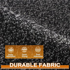 Mibao Front Door Mat, Dirt Trapper Welcome Mat for Outdoor Indoor, Non-Slip Waterproof Doormat, Durable Machine Washable Low Profile Entry Rug for Back Door Outside Patio Porch, 72" x 24", Black