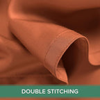 Twin Sheets by Pure Bamboo, Genuine 100% Organic Viscose Derived from Bamboo Bed Sheet Set, Luxuriously Soft & Cooling, Double Stitching, Lifetime Quality Promise (Twin, Terracotta)