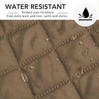 Easy-Going Sofa Slipcover L Shape Sofa Cover Sectional Couch Cover Furniture Protector Mat for Pets Dog Cat (X-Large,Camel/Camel)
