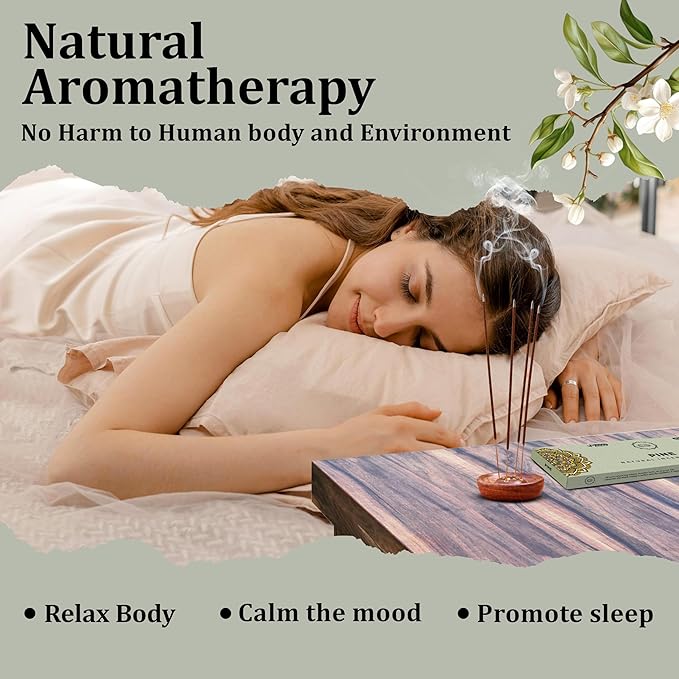 Raajsee Pine Incense Sticks 100 Gm Pack-100% Pure Organic Natural Hand Rolled Free from Chemicals-for Church,Aroma Therapy,Relaxation,Meditation & Sensual Therapy