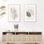 24x36 Poster Frame Set of 2 Natural Solid Oak Photo Frames with 20x30 Removable Mat Wall Hanging Large Handcrafted Frame with HD Plexiglass Wall and Tabletop Display Large Picture Frame