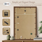 VCK 20x30 Brown Poster Frame 3 Pack, Wood Picture Frame with Exclusive Wood Grain, Wall Mounting Hanging