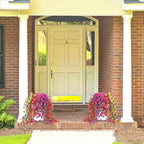 Artificial Hanging Flowers for Outdoors Faux Plants for Spring Summer Decoration,6 Bundles UV Resistant Realistic Silk Flowers Indoor Outside Garden Porch Patio Balcony Yard Farmhouse