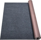 Marine Carpet,5 FT x 20 FT Dark Gray Indoor Outdoor Carpet 0.2" Thick Boat Carpet with Water-Proof TPE Backing, Non-Slide Outdoor Marine Carpet Roll for Home, Patio, Porch, Deck