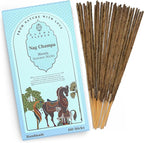 Incense Sticks, Nag Champa Incense, Pack of 100 Stick, Hand Rolled Aromatic Masala Made with Natural Ingredients, 45-60 Minute Burn Time, Best for Home Fragrance, Meditation, Yoga, Spiritual Healing