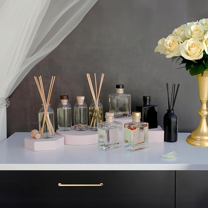 Urban Naturals Coconut Breeze Reed Diffuser Oil Set with Reed Sticks – Warm Coconut, Pineapple and Tahitian Vanilla - Made in The USA