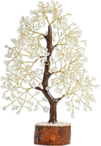 Clear Quartz Crystal Tree of Life - Chakra for Positive Energy, Feng Shui Decor - Gemstone Money Bonsai Tree, Good Luck Healing Crystals - Meditation Stones, Spiritual Unique Gift 10-12"