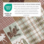 Rustic Cabin Twin Size Quilt Set with Shams - All-Season, Lightweight, Reversible Bedspread - Lodge-Themed Summer Bedding Sets (Twin/Twin XL, Hemlock Green/Brown)