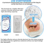 25 Gram Moisture Absorbers, 20 Packs Dehumidifier Bags for Bathrooms, Basements, Rvs, Humidity Packets for Closet